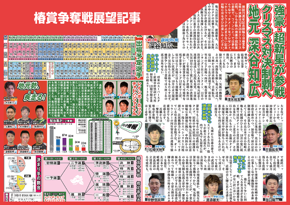 椿賞争奪戦展望記事